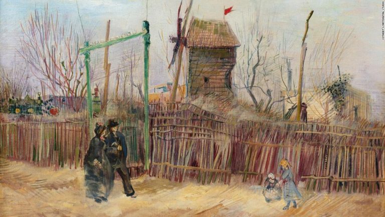 Unseen Vincent van Gogh painting of Paris goes on public display for the first time