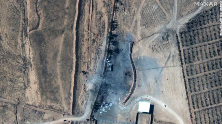 Satellite images reveal extent of damage caused by Biden administration’s first military action
