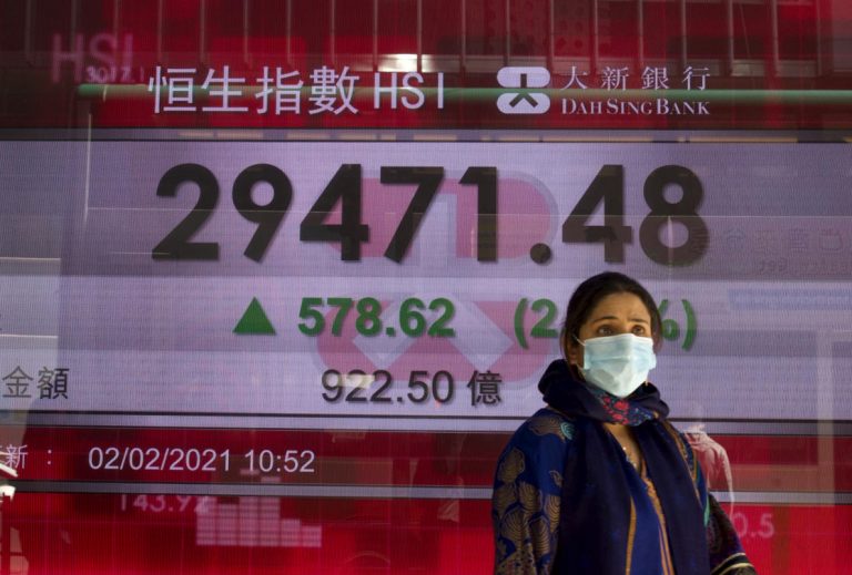Asian stocks follow Wall Street up, silver eases off high