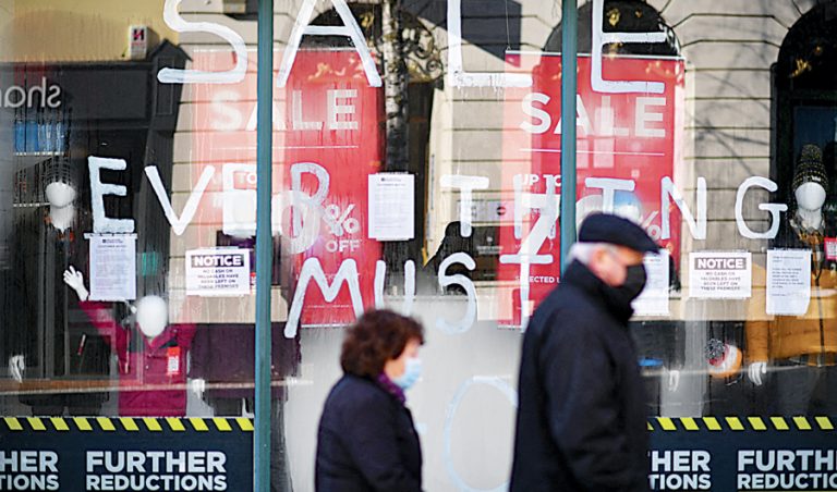 British economy slumped by record 10% in 2020