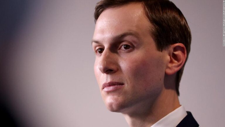 Kushner resurfaces with op-ed on the Middle East