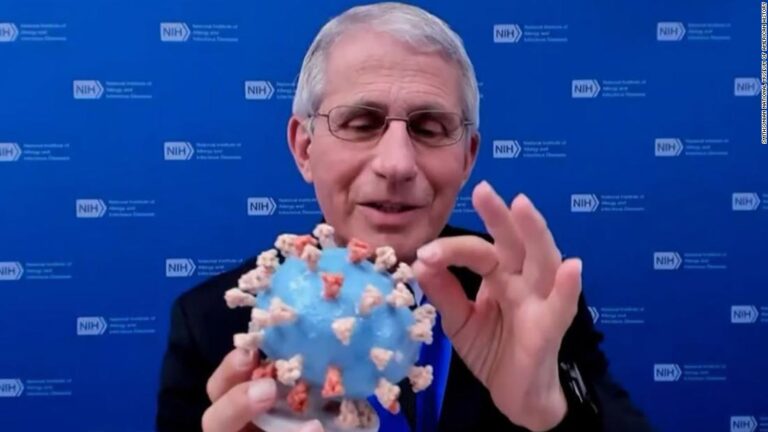Dr. Fauci is giving his personal 3D model of the coronavirus to the Smithsonian