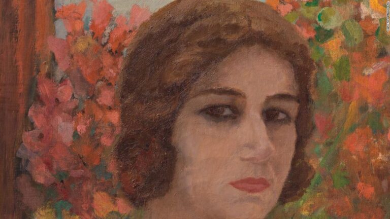 Lost portrait by one of India’s most famous female artists resurfaces after 90 years