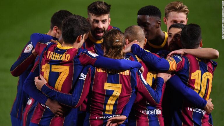 Barcelona given some respite from off-field issues with stunning comeback to reach Copa del Rey final