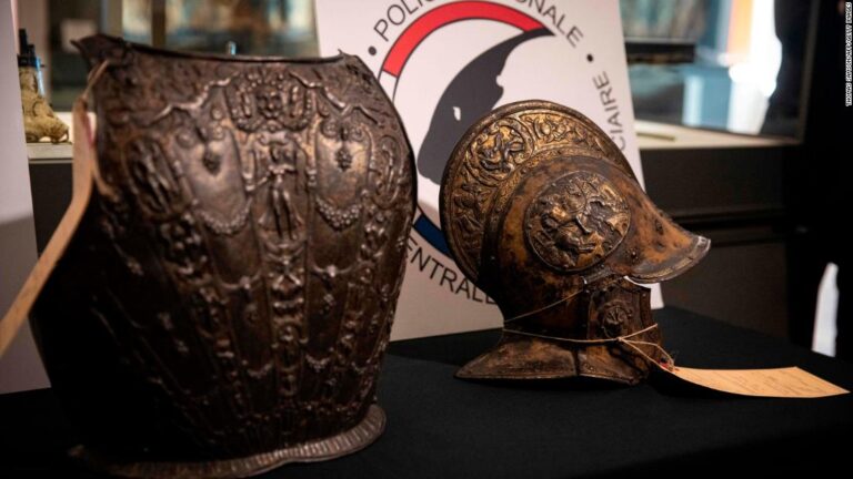 Stolen 16th-century armor returned to Louvre decades after theft