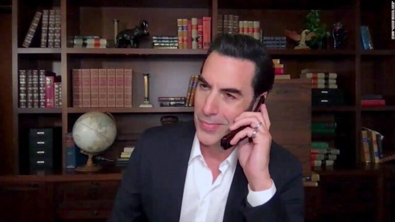 Sacha Baron Cohen plays Covid vaccine dealer to the stars