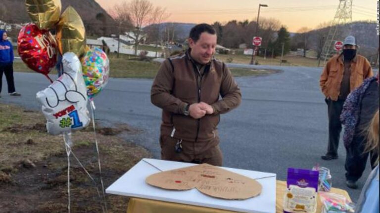 A Pennsylvania town surprised its UPS driver with a $1,000 gift thanking him for his hard work during the pandemic