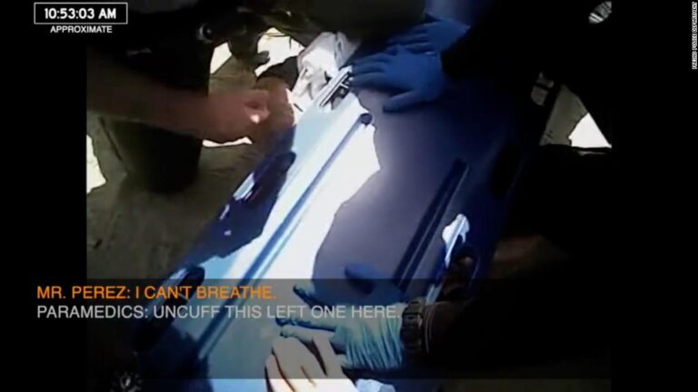 New body cam video shows man telling officers ‘I can’t breathe’ before he died in 2017