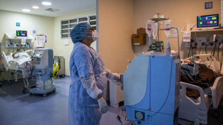 Brazil records its highest daily death toll since the pandemic began