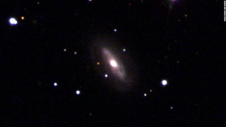 Supermassive black hole spotted wandering through space