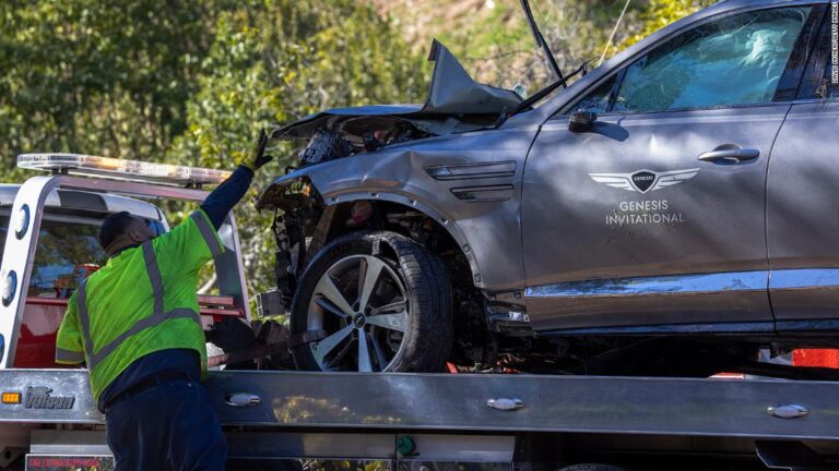 Tiger Woods is recovering at home after car wreck