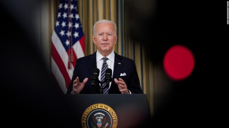 Biden speech on vaccination progress comes at critical juncture