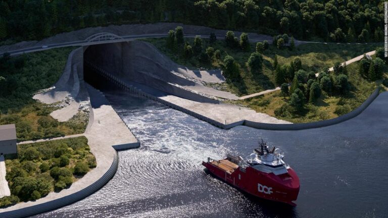 World’s first ship tunnel to be built under Norwegian mountains
