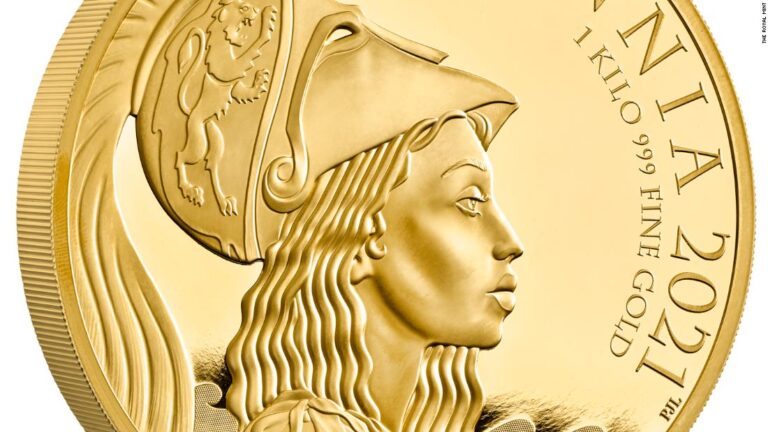 The UK’s Royal Mint makes history with a new coin featuring Britannia as a woman of color