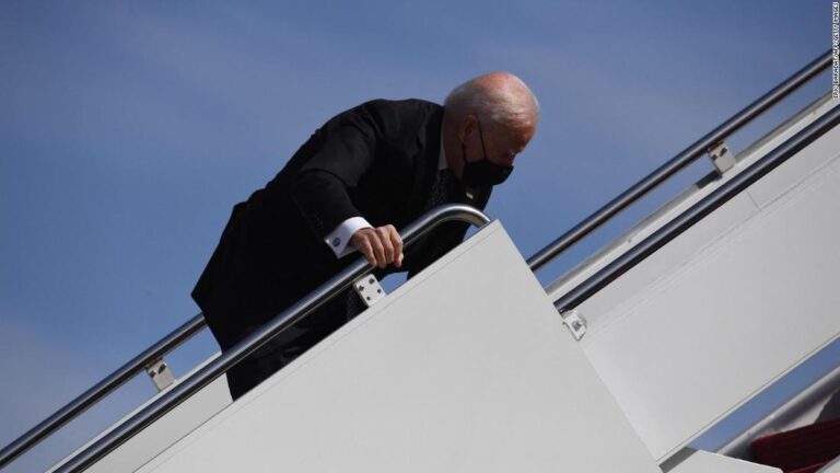 White House says Biden is ‘100% fine’ after he tripped boarding Air Force One
