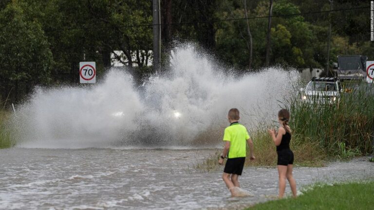 Entire house floats away as flash floods batter Australia’s east coast