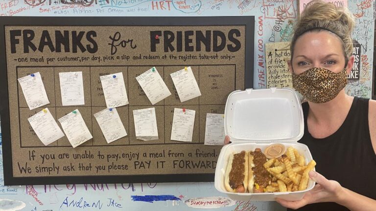 Restaurant giving away free meals, no questions asked