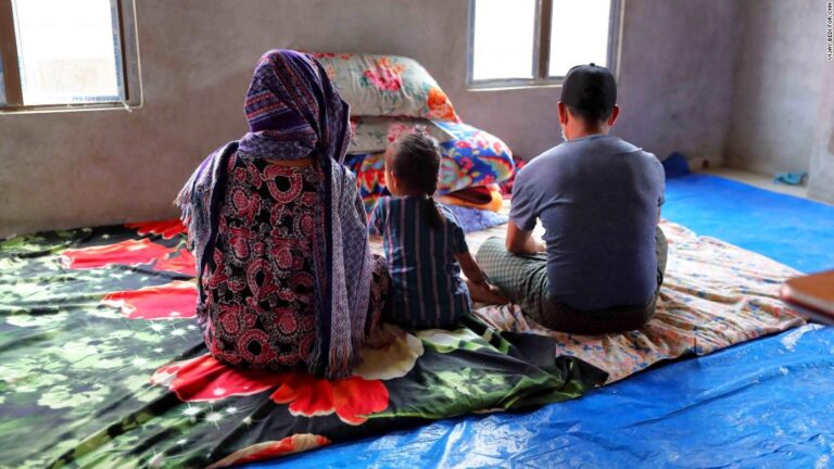 Terrified and uncertain, these families crossed mountains to escape Myanmar’s deadly junta