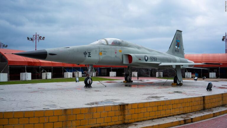 Two Taiwanese fighters crash after colliding