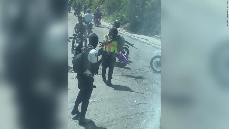 Belize football team bus held up by ‘insurgents on motorcycles’ in Haiti ahead of 2022 World Cup qualifier