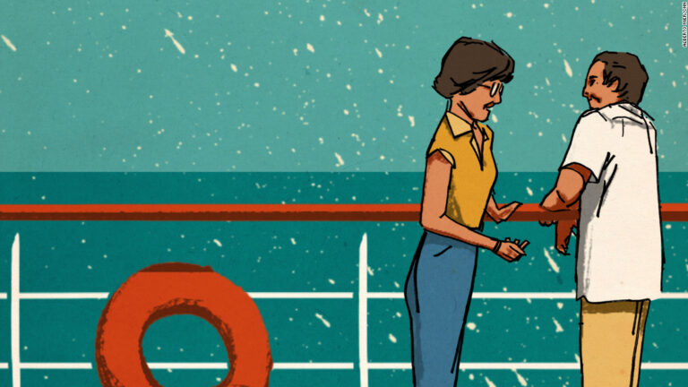 The couple who fell in love at first sight on a Cunard cruise ship