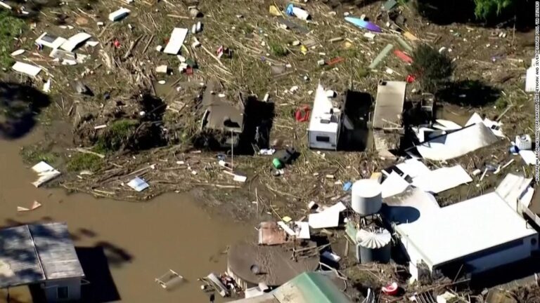 Aerial videos show the devastation after historic floods in Australia