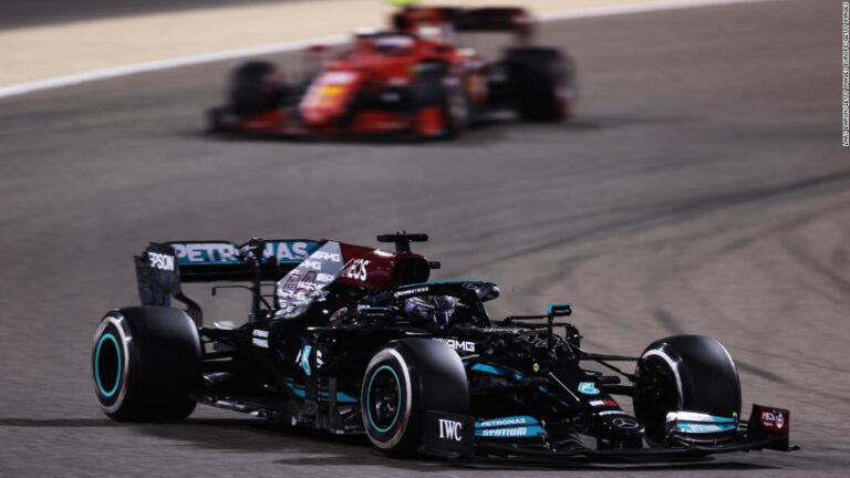 Bahrain Grand Prix: Lewis Hamilton holds off Max Verstappen to win thrilling F1 season opener