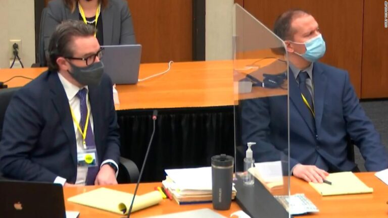 One teen witness testifies that Floyd was ‘in distress’ and ‘struggling’ to breathe. ‘The highest power was there, and I felt like I was failing him,’ she says.