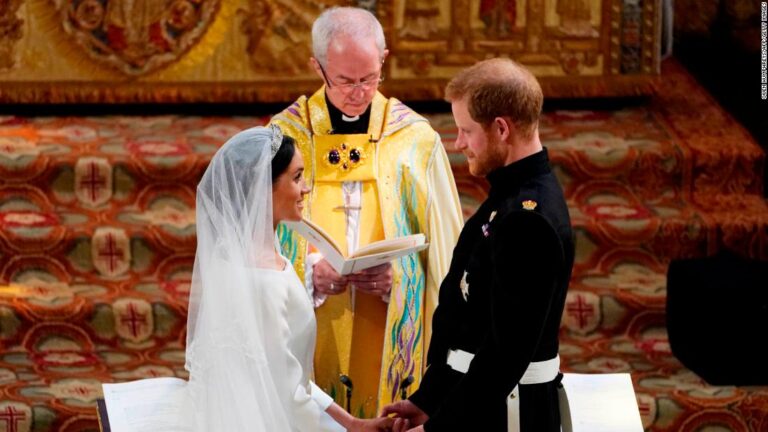 Meghan and Harry weren’t married before public wedding, archbishop says