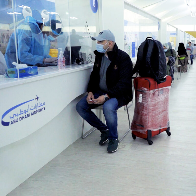 Abu Dhabi opens region’s first COVID-19 test lab inside an airport