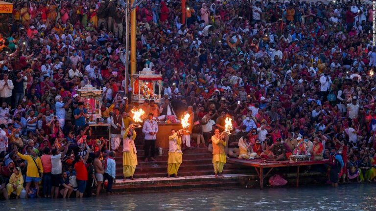 Mass religious festival goes ahead in India, despite Covid fears as country enters second wave