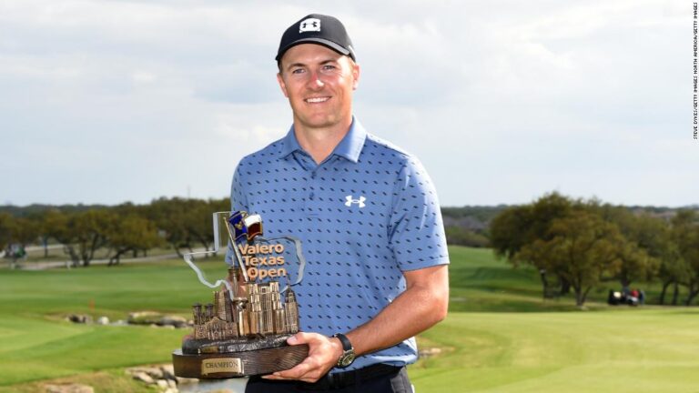 Jordan Spieth claims first win in nearly four years with victory at the Valero Texas Open