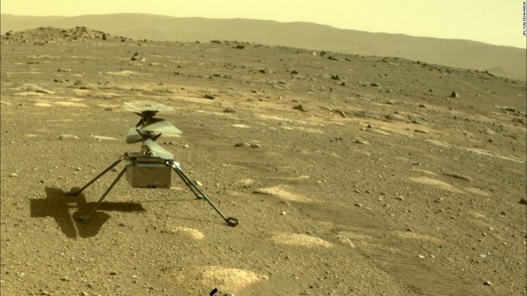 NASA’s helicopter survives first freezing night on Mars