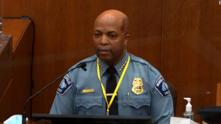 Chauvin ‘absolutely’ violated neck restraint policy, police chief testifies