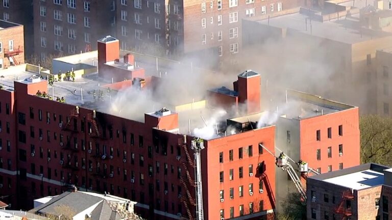 21 people injured in 8-alarm fire at an apartment building in Queens, New York
