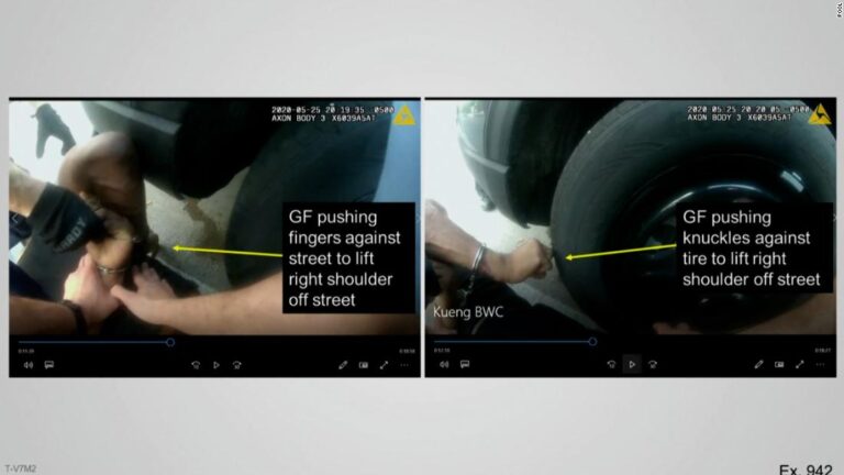 Pulmonary expert testified that Floyd’s chest could expand properly while Chauvin held him down
