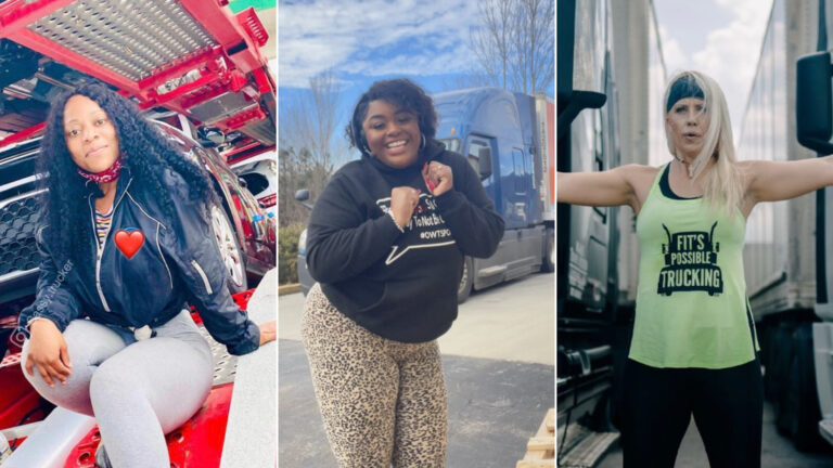 Female truckers have become TikTok influencers, and they’re changing the transportation game
