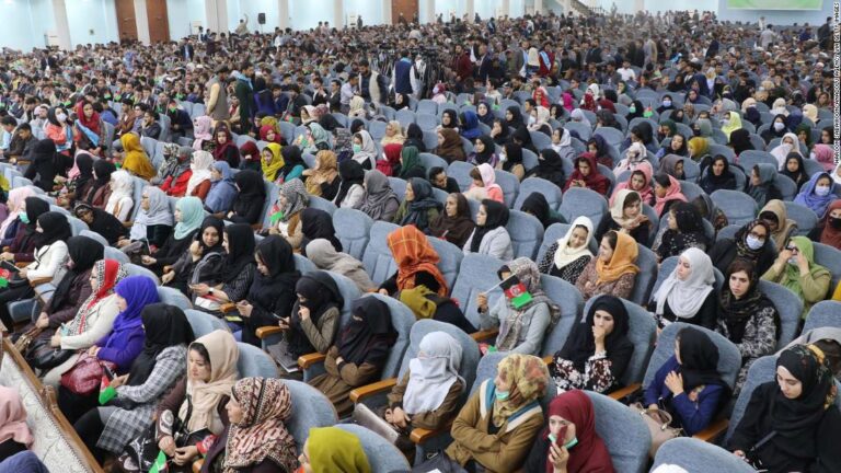 As Afghan women, we finally have a seat at peace talks. Don’t abandon us