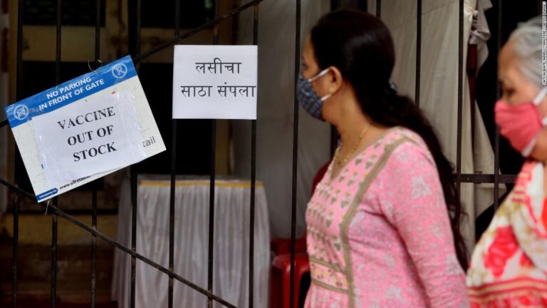 The world’s biggest vaccine producer is out of Covid-19 vaccines, as second wave accelerates