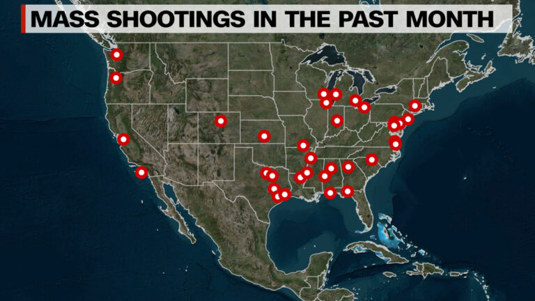 A stunning visualization of America’s mass shooting problem