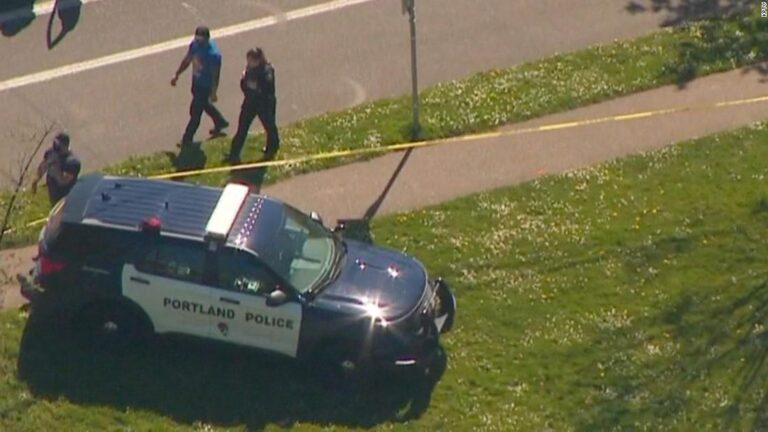 Portland police disperse crowd with pepper spray following fatal officer-involved shooting