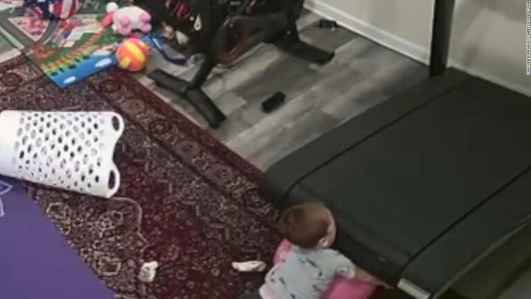 Scary video shows toddler’s encounter with Peloton treadmill