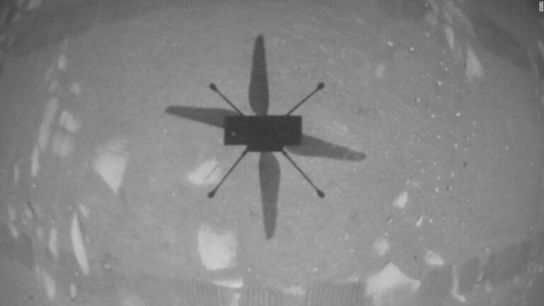 Mars helicopter sends back evidence of magic moment