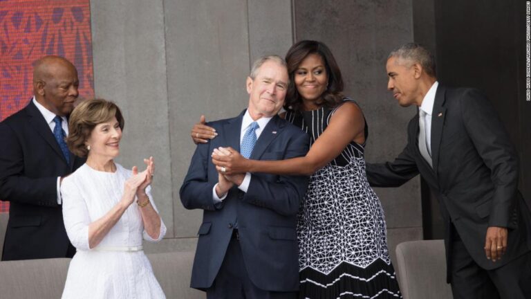 Bush says he was ‘shocked’ by people’s reactions to his friendship with Michelle Obama