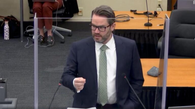 Attorney Eric Nelson is delivering the closing argument for the defense after prosecution spent nearly two hours reiterating its case