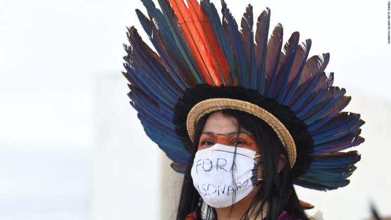 Brazil’s indigenous tribes protest bill that would allow commercial mining on their land