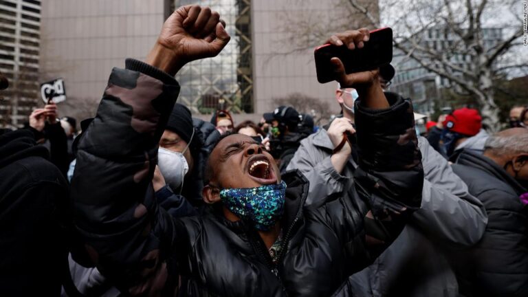 In pictures: Reaction to Derek Chauvin guilty verdict