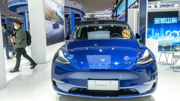 Protesters upstage Tesla at China’s top auto show