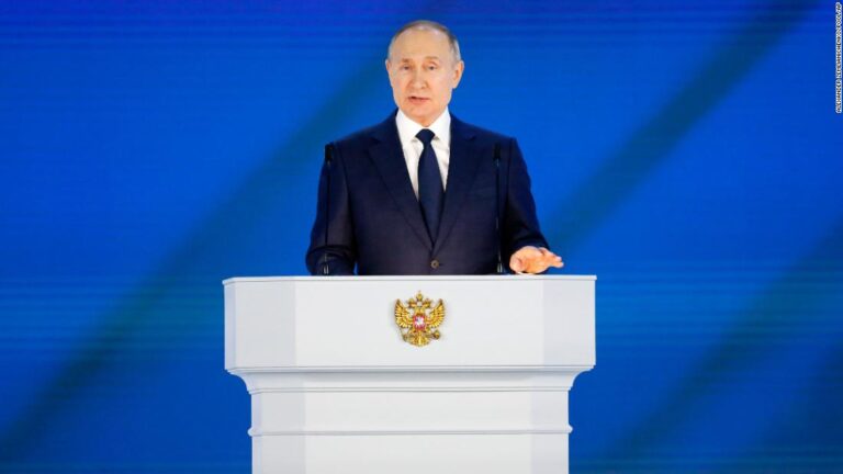 Putin urges all citizens to be vaccinated against Covid-19 as Navalny supporters rally