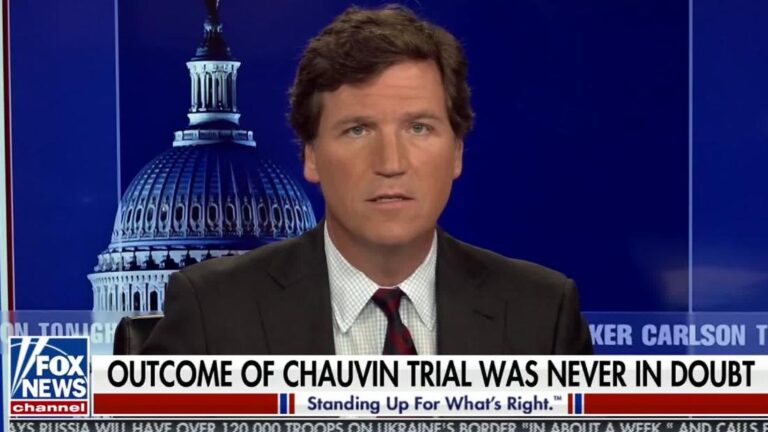 Here’s how Fox News host Tucker Carlson covered Chauvin verdict
